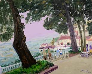 Promenada w Hillside Town