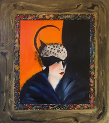 Belle Epoque I -Lady with Feather Cap-.