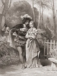 Faust i Gretchen. Faust i Małgorzata.