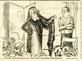 Szczery, satyryczny czarno-biały