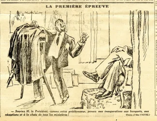 Szczery, satyryczny czarno-biały