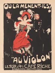 Mistrzowie plakatu: Plac 103 Café Reche, 1897.