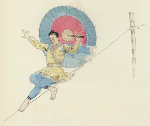 Artysta high-wire (kolor lito)