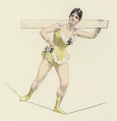 Artysta high-wire (kolor lito)