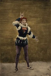 Nazdecabre komunikujący się z Panurge za pomocą znaków. Pantagruel. Ilustracja Julesa Garniera. W "Rabelais et l