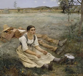 Francuski: Les foins Hay Making