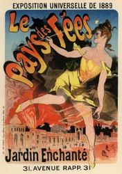 Plakat Krainy Wróżek, 1889