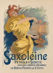Mistrzowie plakatu: pl. 13, Saxoléine, 1895.