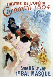 Plakat Cherreta na karnawał 1894 w Theatre de l
