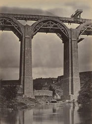 Pont-de-Buis, nad Dufine, Francja, ok. 1930 1865.