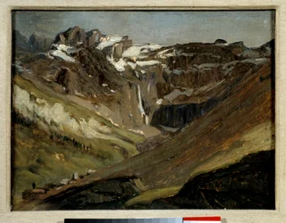 Cyrk Gavarnie w Pirenejach Obraz Julesa Dupre