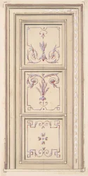 Projekt sufitu, druga połowa XIX wieku. Twórcy: Jules-Edmond-Charles Lachaise, Eugène-Pierre Gourdet.