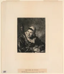 Hille Bobbe, czarodziejka , z „Akwaforty obrazów w Metropolitan Museum w Nowym Jorku”