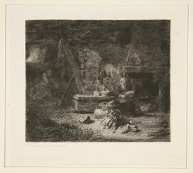 Wnętrze kuchni holenderskiej