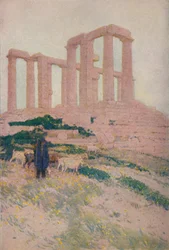 Świątynia Posejdona i Ateny w Sunium, 1913
