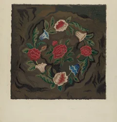 Dywan haczykowaty, ok. 1936.