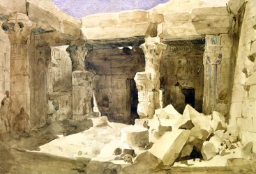 Piramidy i Sfinks, Giza, Egipt, XIX w.