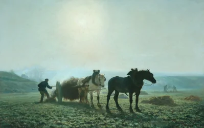 Konie na polu, 1873