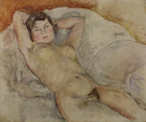 Leżący akt, ok. 1909