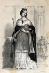 Portret św. Elżbiety Węgierskiej (1207 - 1231)