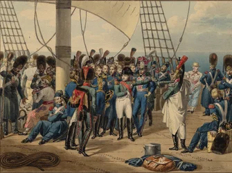 Napoleon powracający z wyspy Elba, 1815