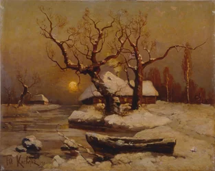Zimowy wieczór, 1911