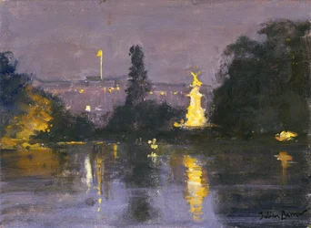 Pałac Buckingham - Noc