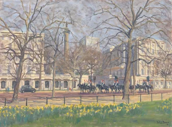 Wiosenny poranek, centrum handlowe, 2010