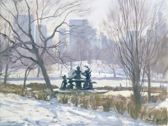Posąg Alicji w Krainie Czarów, Central Park, Nowy Jork, 1997