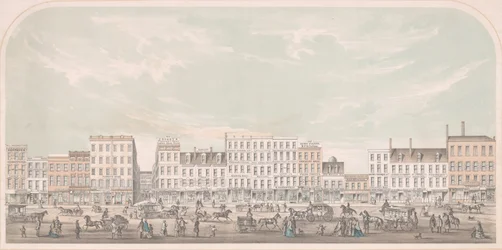 Broadway, Nowy Jork od Canal do Grand Street, West Side, 1856.