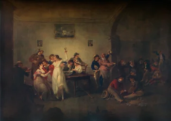 Powrót niezamężnych marynarzy, ok. 1800 r