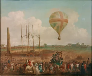 George Biggins Aufstieg w Lunardis Ballon