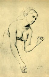 Półnaga kobieta, 1821, 1943
