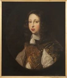 Le prince heritier Johann Georg von Schleswig Holstein Gottorp - Portret Johanna Georga (1638-1655), następcy tronu Holstein-Gottorp, po Ovens, Jurgen (Jurriaen) (1623-1678). Olej na płótnie. Wymiar : 68x59 cm. Muzeum Narodowe w Sztokholmie