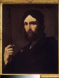 „Apostoł św Jakub Wielki” (Apostoł św Jakub Wielki) Obraz Jose de Ribera dit il Spagnoletto „Hiszpan” (1591-1652) 1630-1635 Muzeum Puszkina, Moskwa