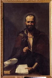 Reprezentacja Archimede (ok. 287-212 pne) Obraz Jusepe de Ribera dit Lo Spagnoletto (ok. 1590-1652) XVII w. Niedz. 125x81 cm Madryt, Muzeum Prado