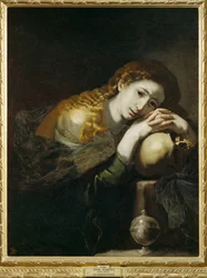 Święta Maria Magdalena pokutująca (obraz na płótnie)
