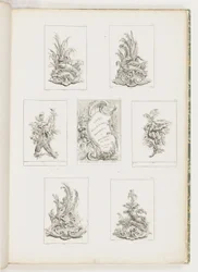 Ornament z motywem raka, pl. 14 w Livre des Légumes (Seria Ornamentów Roślinnych) pl. i.
