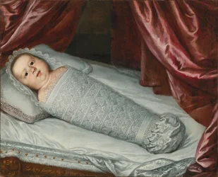 Portret Cosimo III Medyceuszy 1642-1723 jako niemowlę