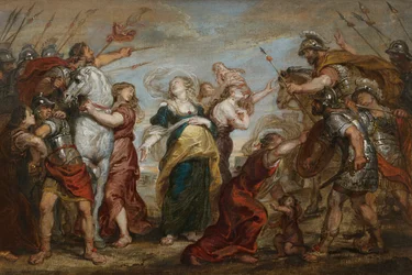 Pojednanie Rzymian i Sabinów, c. 1655-1656.