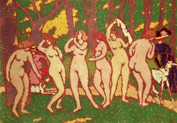 Akty w parku, 1910