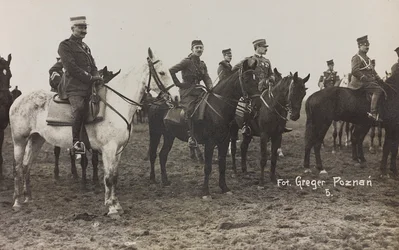 Album Jack Bosio - Kampania Wojenna 1917-1920 : Misja wojskowa w Polsce (Warszawa - Poznań) marzec-kwiecień 1919, bateria konna w Poznaniu (Poznań), 03-041919