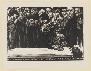 Grafika pamiątkowa dla Karla Liebknechta