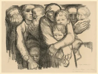 Matki (Odrzucona 2. wersja 6. planszy z „Wojny”, 1. stan)