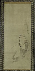 Tryptyk przedstawiający Zhou Moushu, Xiwangmu i Taigong Wang