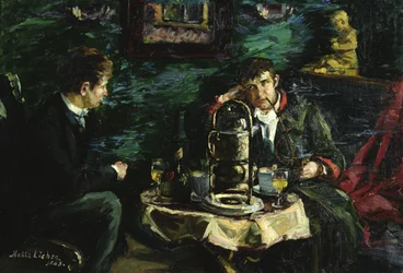Aktor Tobias Sorensen i Ola Voss (olej na płótnie)