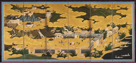 Słynne widoki Omi, 1660-90s.