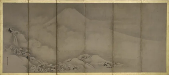 Mount Fuji i Matsubara Point, ekrany