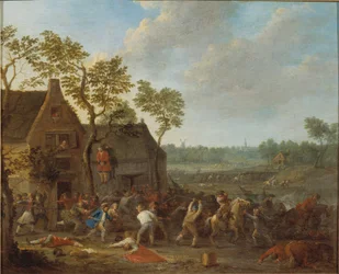 Napad na gospodarstwo, ok. 1710.