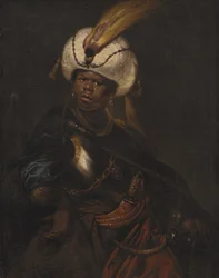 Mężczyzna noszący turban i zbroję